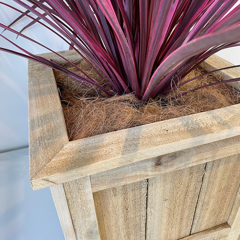 Rustic Planter Boxes
